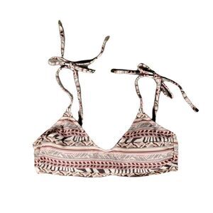 Xhilaration Juniors' Tie Bralette Bikini Top Sz M